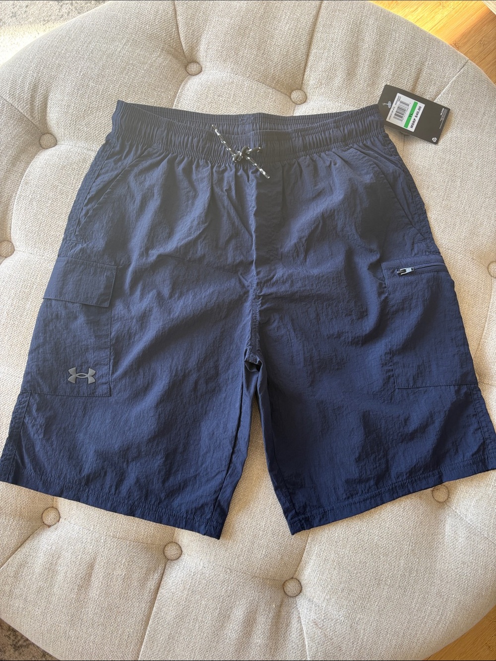 Under Armour Men's Navy Blue Swim Hybrid Shorts